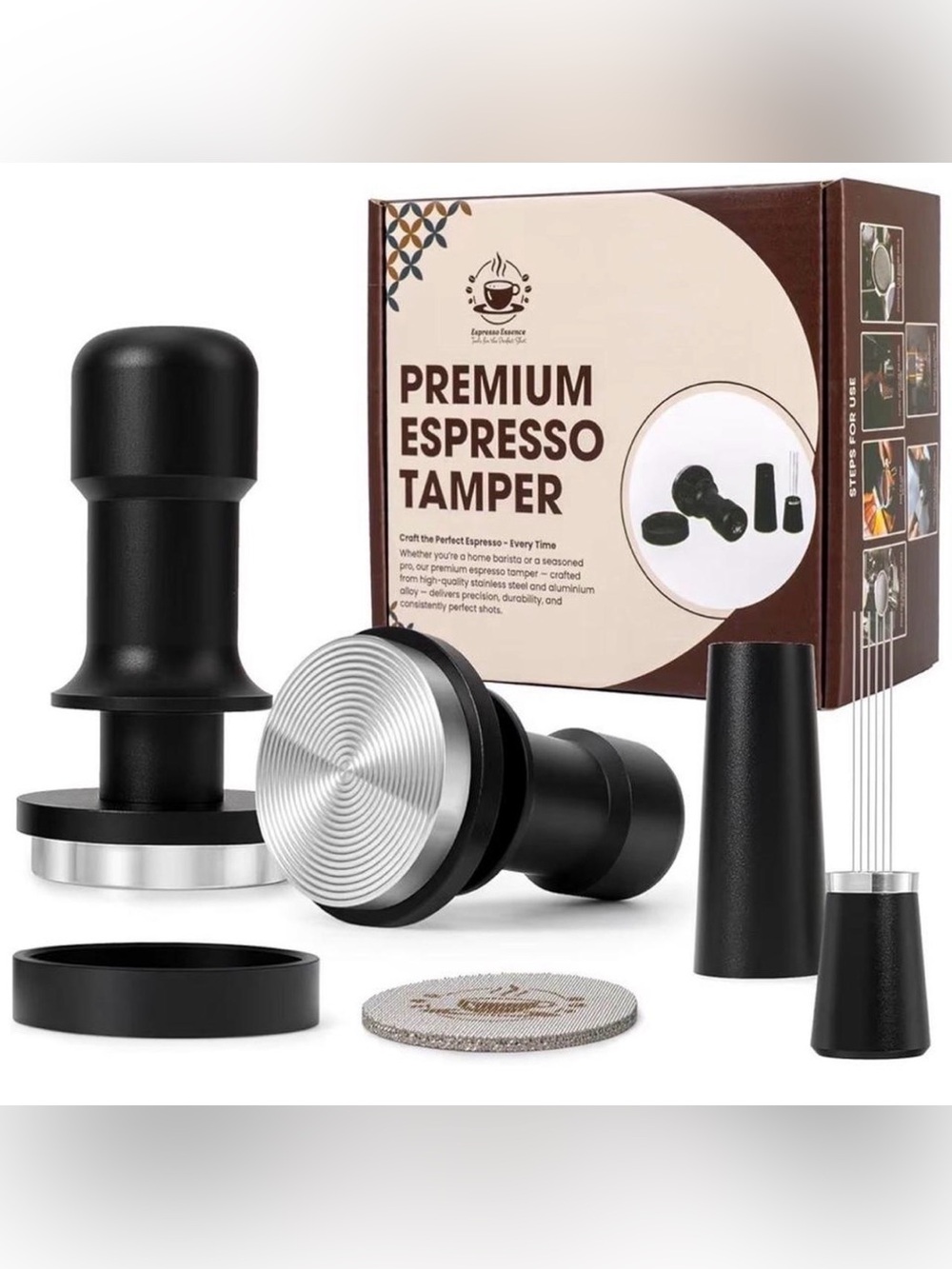 Premium espresso tamper